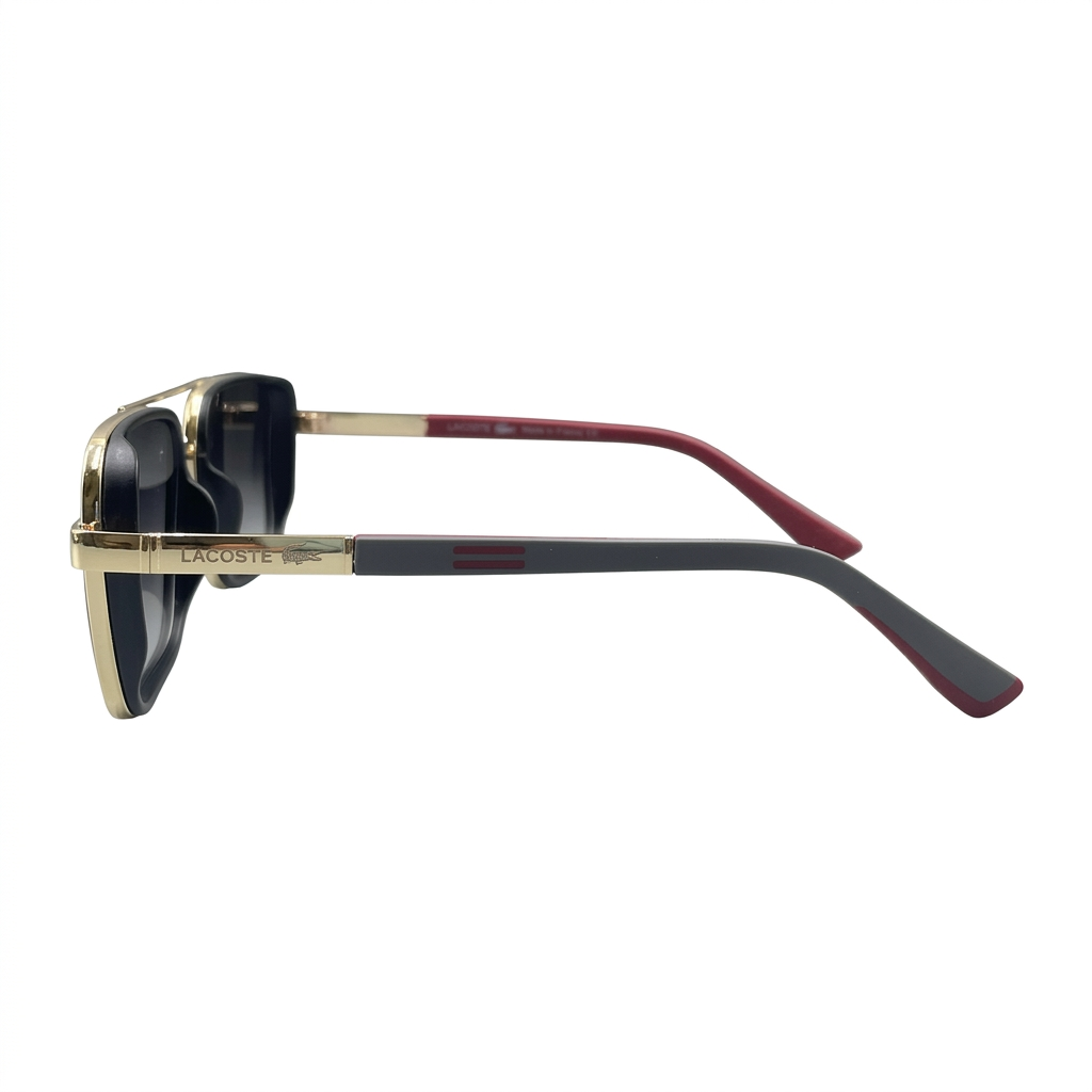 LACOSTE 58501 - SQUARE - DOUBLE BRIDGE - GOLDEN BLACK - PREMIUM