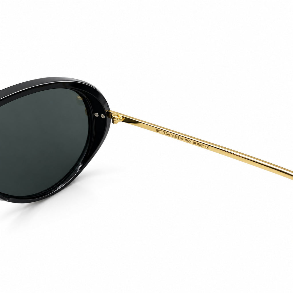 BOTTEGA VENETA - TRENDY - NAVIGATOR - AVIATOR - BLACK GOLDEN - OVERSIZE