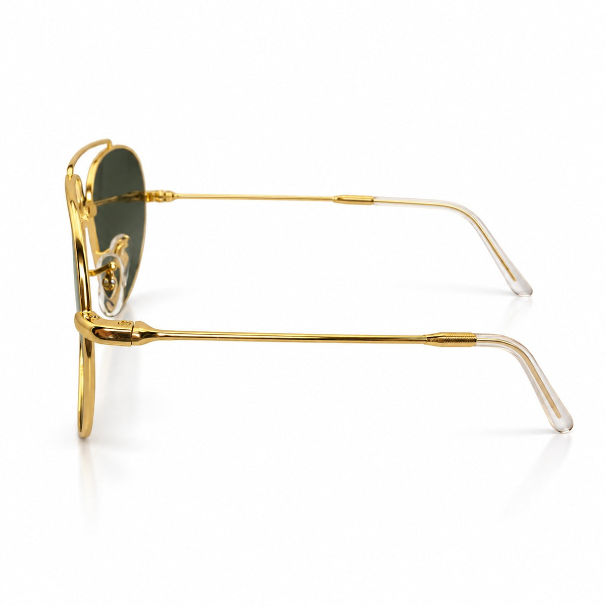 RB - REVERSE - AVIATOR - GOLDEN - G15 GREEN - DOUBLE BRIDGE - HIGH-QUALITY