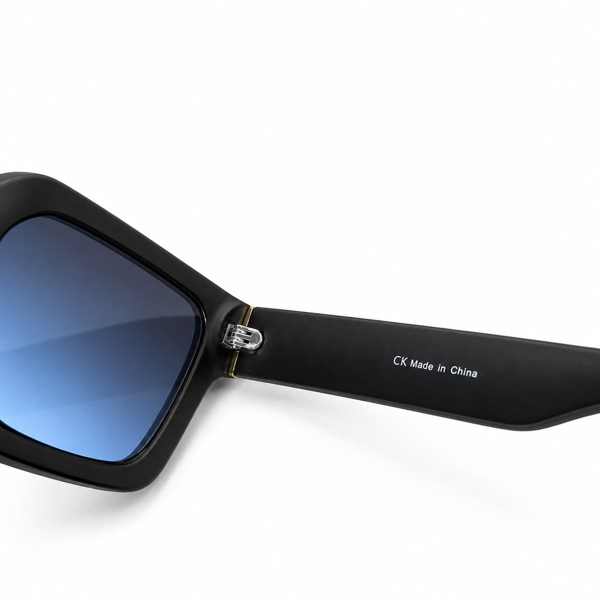 CK 98170 - MATTE BLACK - BLUE TWO TONE - BOLD - CUT SQUARE - SOFT