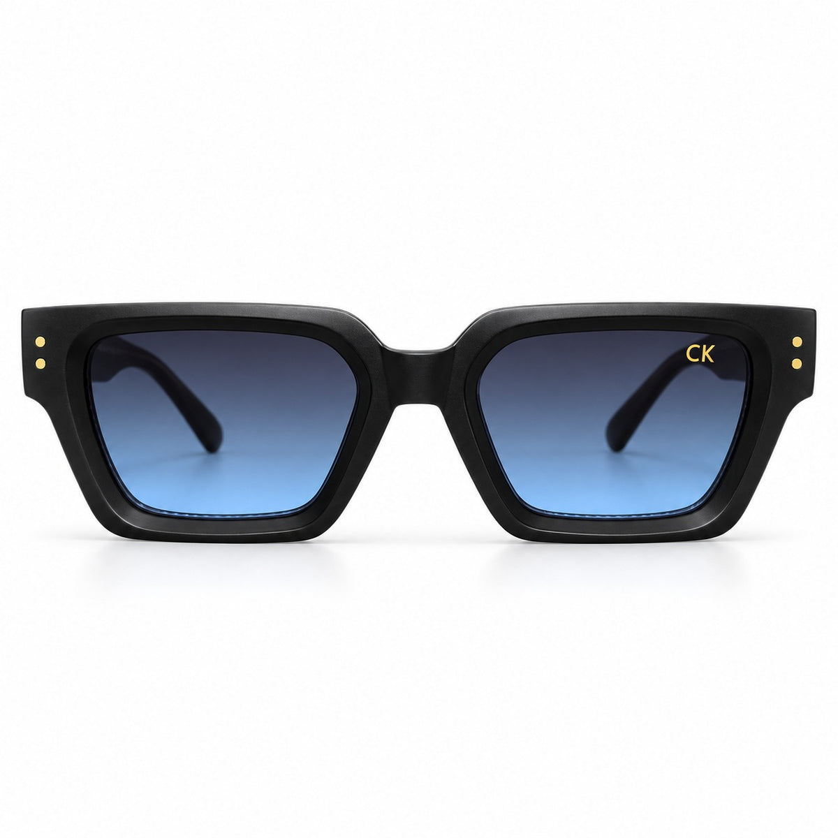 CK 98170 - MATTE BLACK - BLUE TWO TONE - BOLD - CUT SQUARE - SOFT