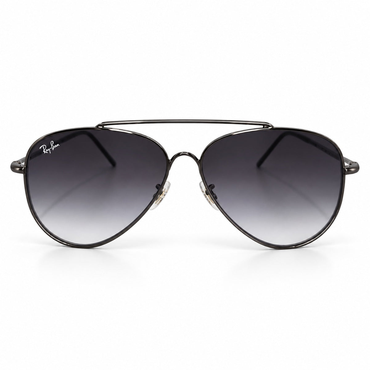 RB - REVERSE - AVIATOR - GUN METALLIC - GREY GRADIENT - HIGH QUALITY