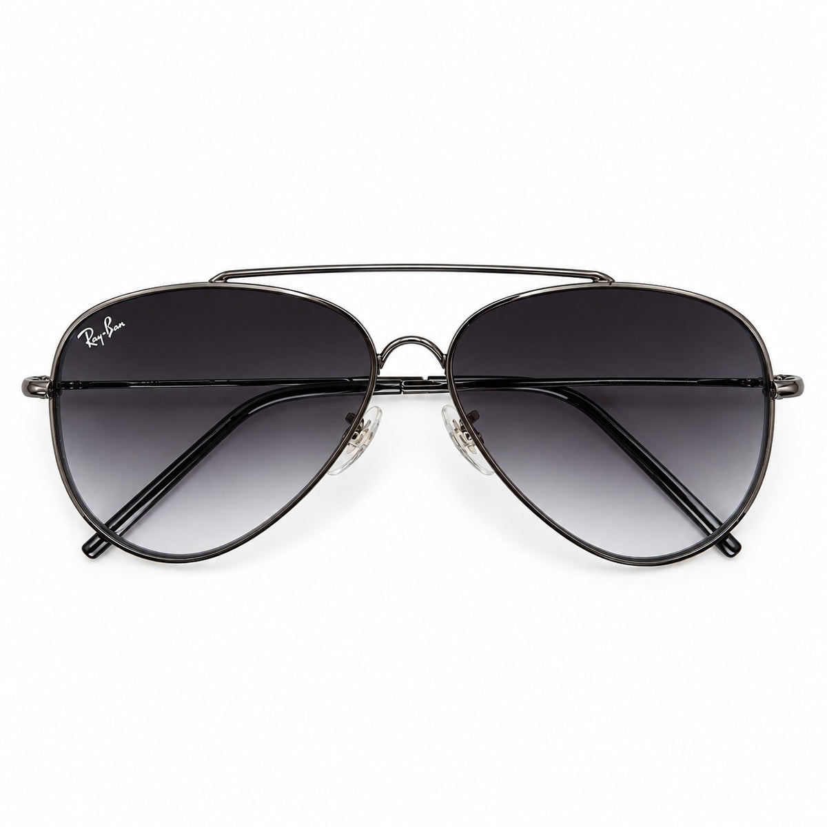 RB - REVERSE - AVIATOR - GUN METALLIC - GREY GRADIENT - HIGH QUALITY