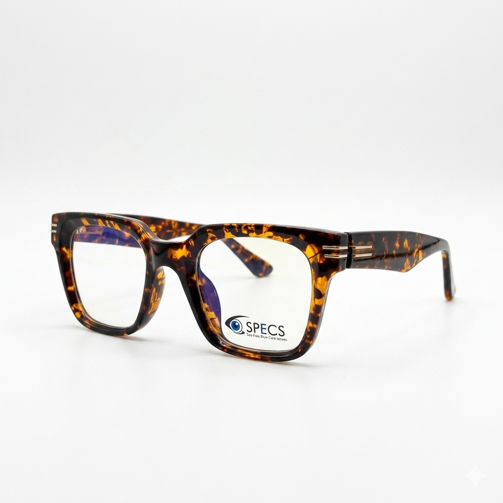 SPECS 81014 - BOLD - SQUARE - ACETATE - CHEETAH - MEN