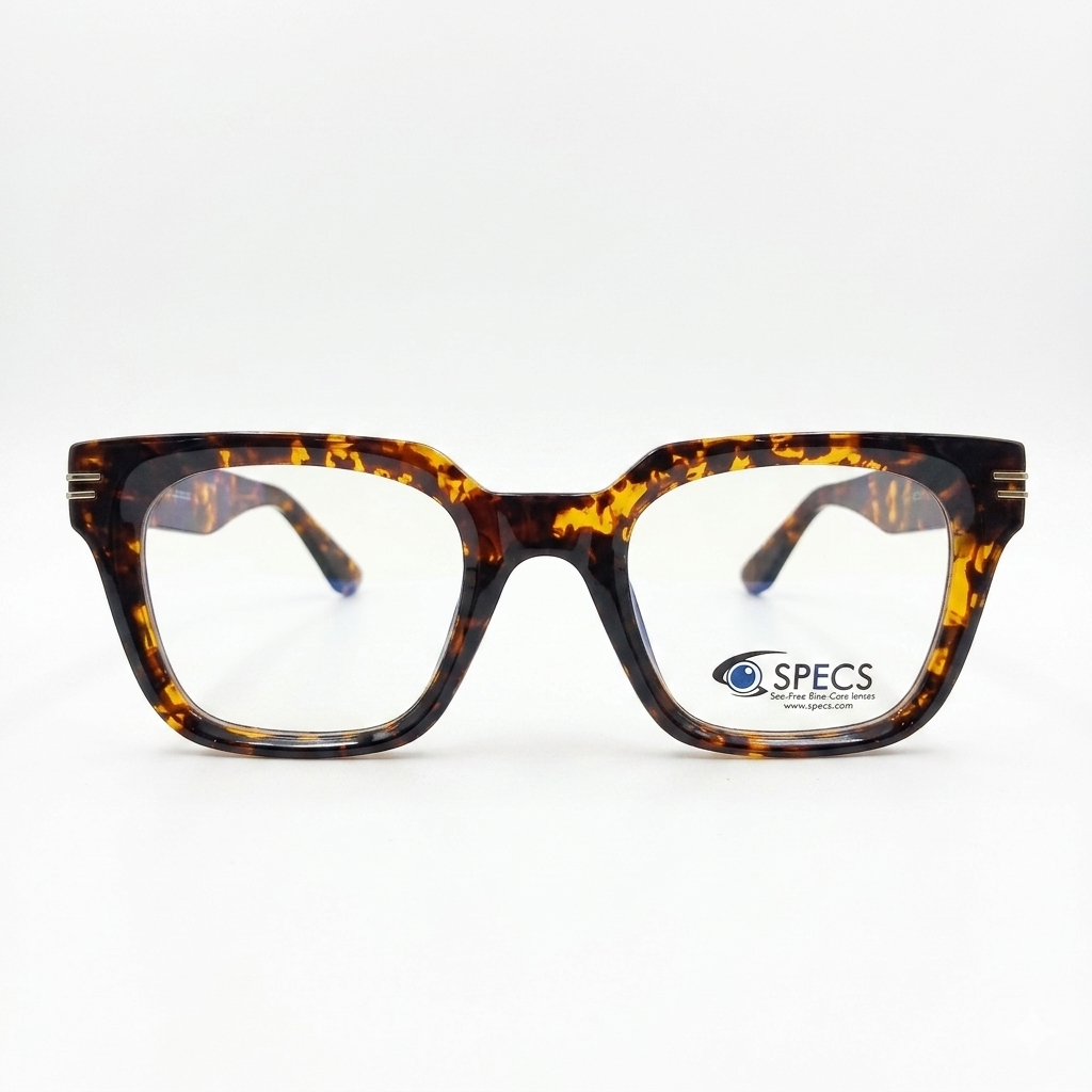 SPECS 81014 - BOLD - SQUARE - ACETATE - CHEETAH - MEN