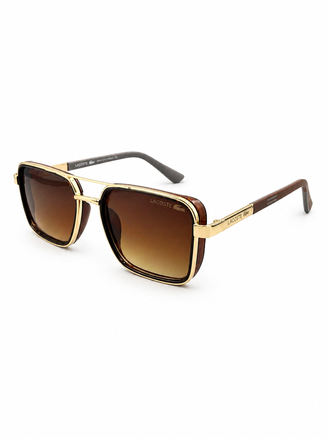 LACOSTE 58501 - SQUARE - DOUBLE BRIDGE - GOLDEN BROWN - PREMIUM