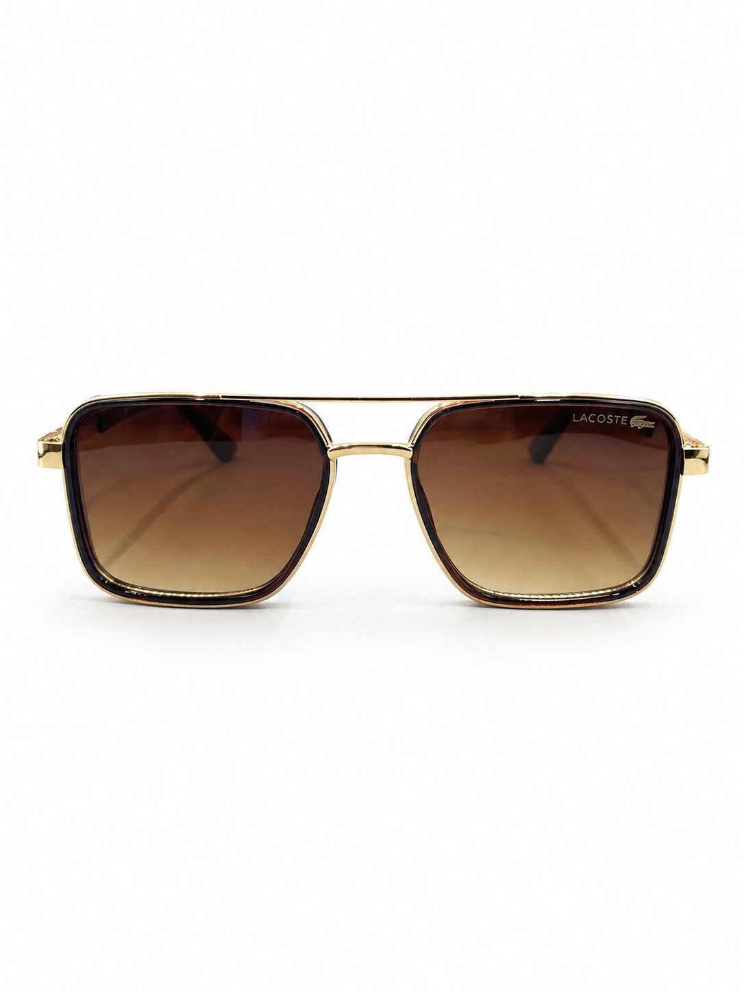 LACOSTE 58501 - SQUARE - DOUBLE BRIDGE - GOLDEN BROWN - PREMIUM