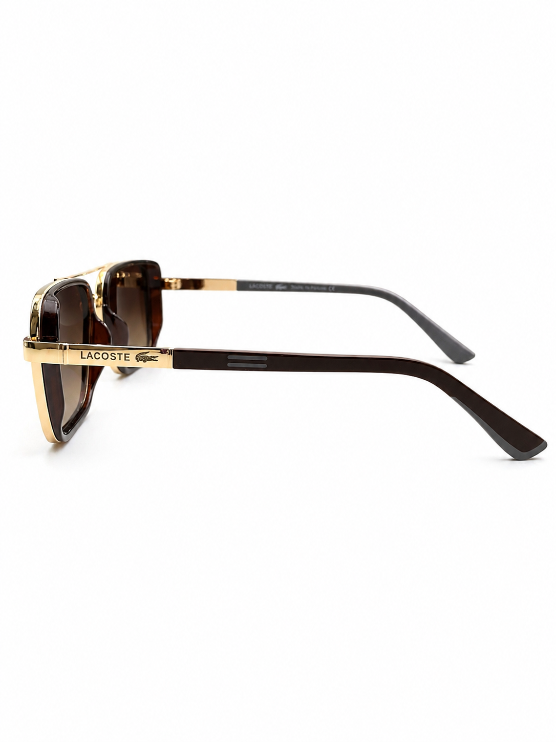 LACOSTE 58501 - SQUARE - DOUBLE BRIDGE - GOLDEN BROWN - PREMIUM