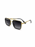 LV 58453 -POLARISED - SQUARE - DOUBLE BRIDGE - GOLDEN BLACK - PREMIUM