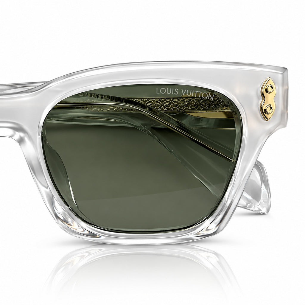 LV - LATEST - TRANSLUCENT - SQUARE - BOLD - STRONG HINGES - ACETATE