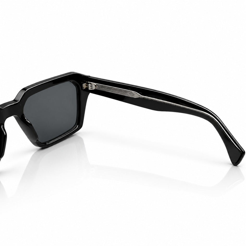 CR 2343 - CUT SQUARE - BOLD - BLACK - ACETATE - SIMPLICITY