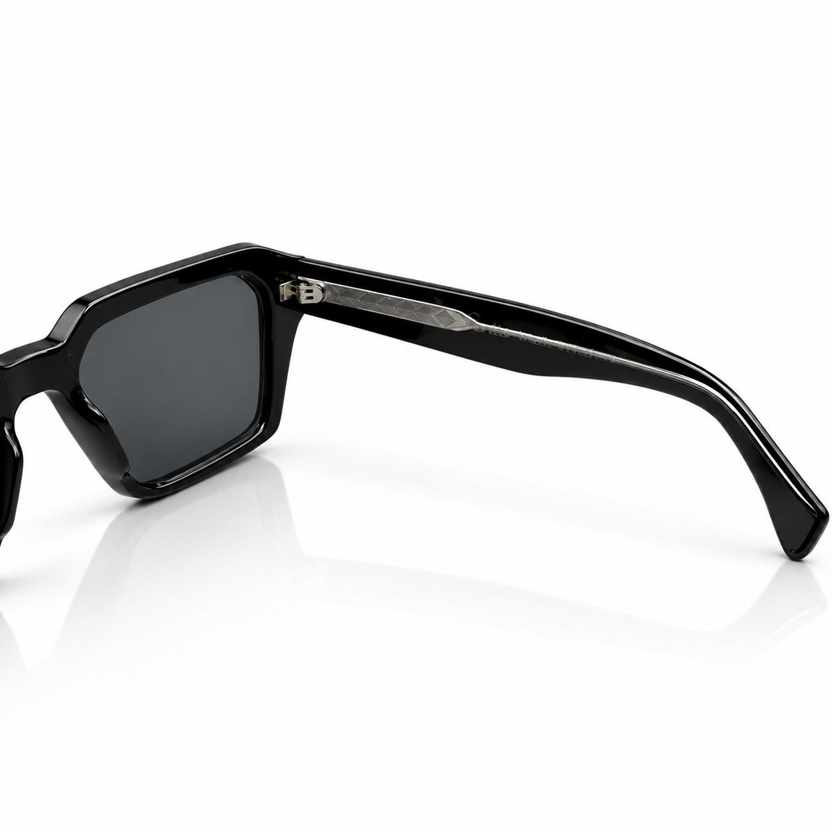 CR 2343 - CUT SQUARE - BOLD - BLACK - ACETATE - SIMPLICITY