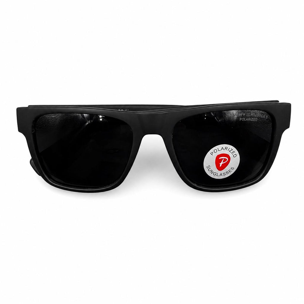 TH 2429 - SOPHISTICATED - SQUARE - MATTE BLACK - POLARISED - SPRING SIDES BRANDING - ACETATE - PREMIUM