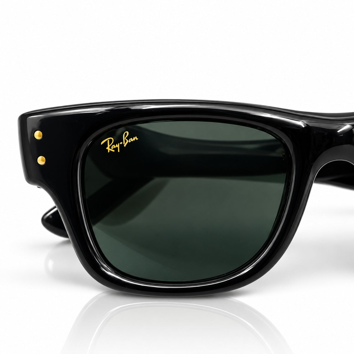 RB 4940 - WAYFARER PUFFER - BOLD - BLACK - SQUARE - ACETATE - HIGH QUALITY