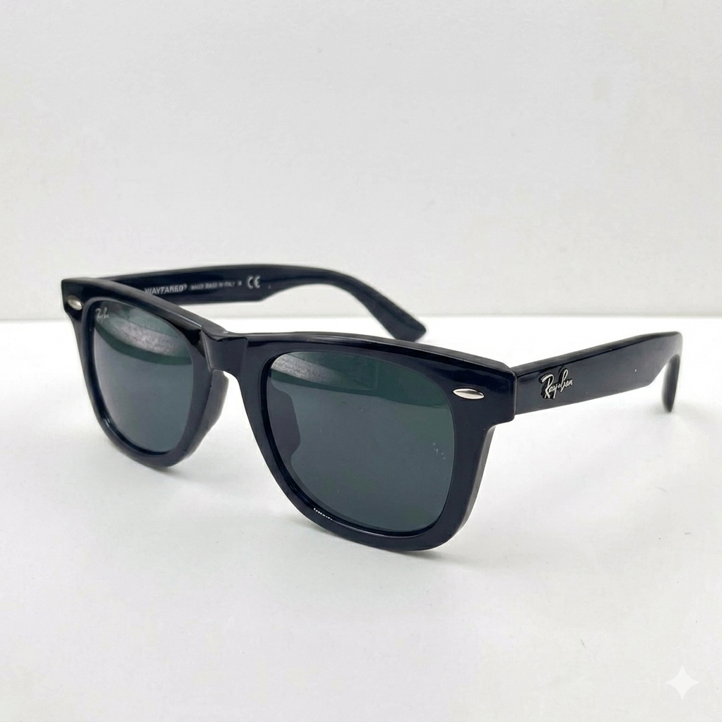 RB 2140 - WAYFARER- SQUARE - ACETATE - BLACK - PREMIUM