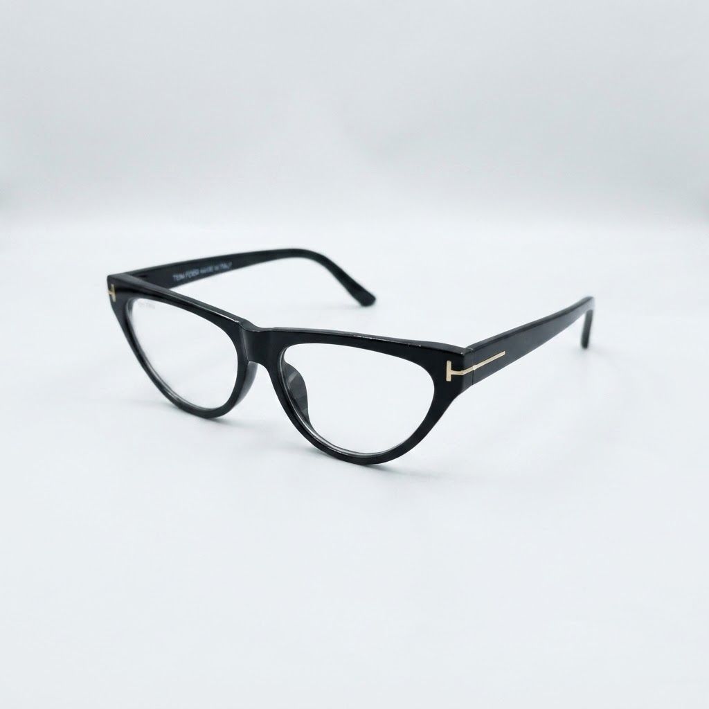 TF 0285 - EYEWEAR - UPLIFTED CATEYE - BLACK - WOMEN