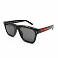 PR 3835 - SUNGLASS - BOLD - SQUARE - ACETATE - BLACK - UV - PREMIUM