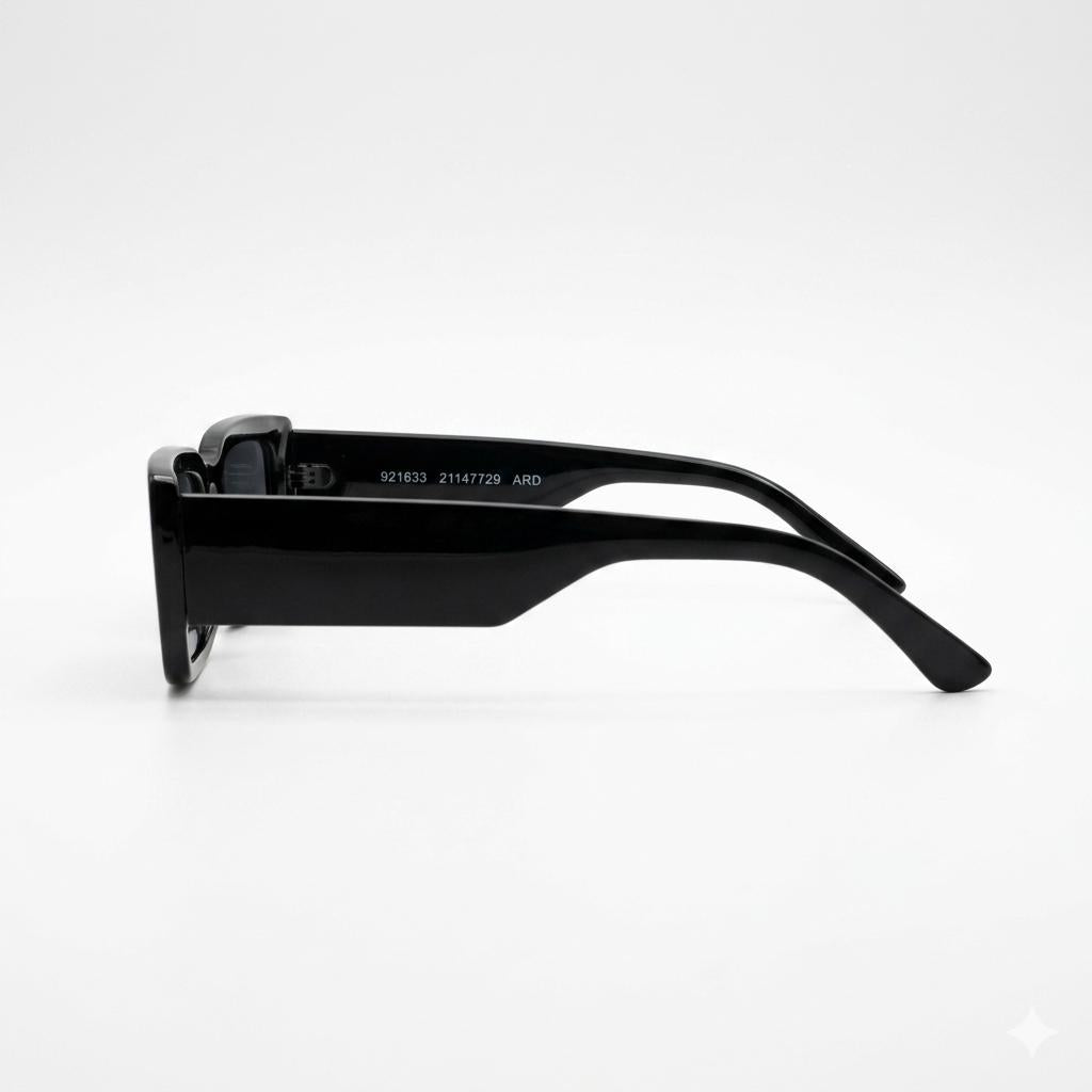 Sunglasses 21147729 - TRENDY - BOLD - RECTANGULAR - BLACK - THICK SIDE - UV - UNISEX