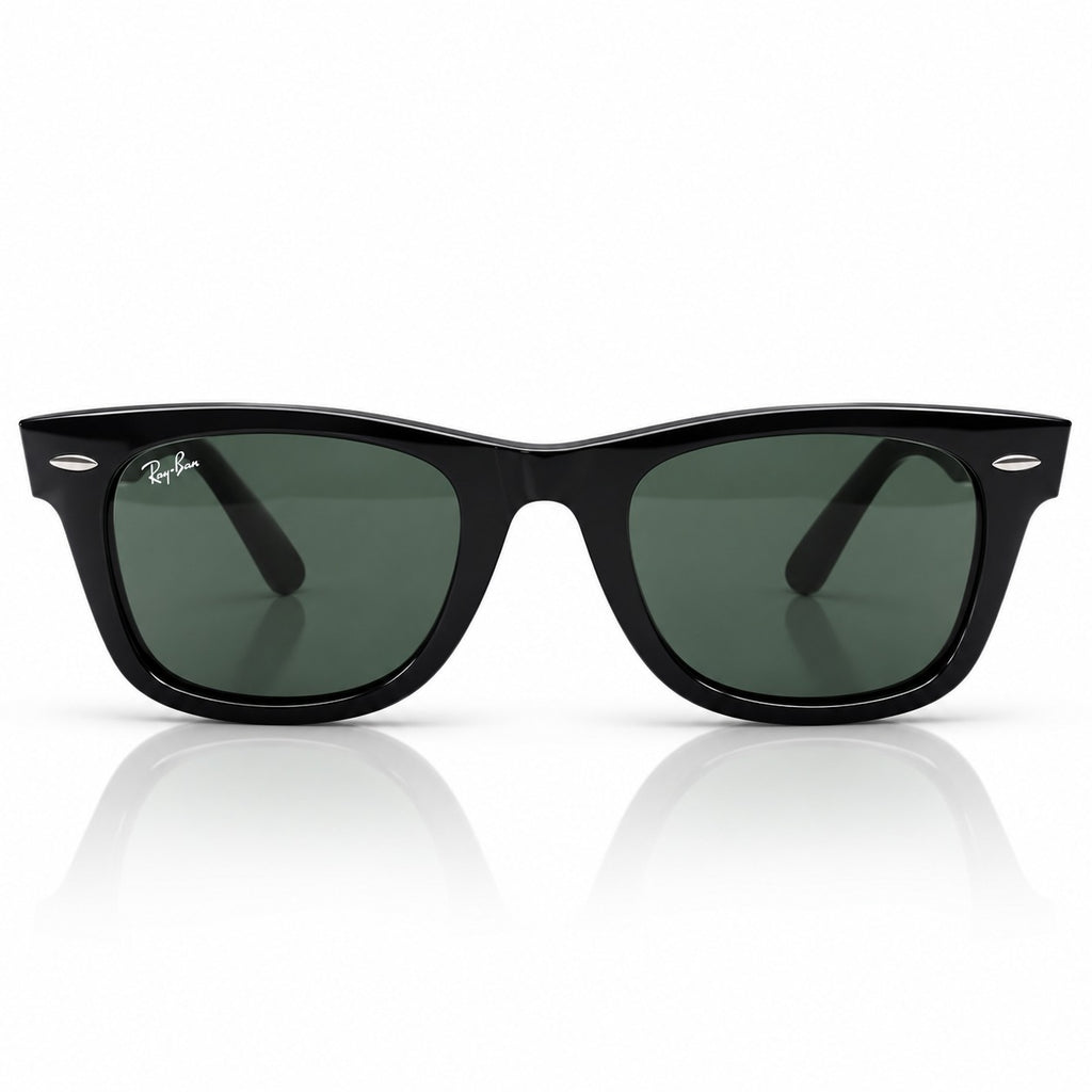 RB 2140 - CLASSIC WAYFARER - SQUARE - ACETATE - BLACK - HIGH QUALITY