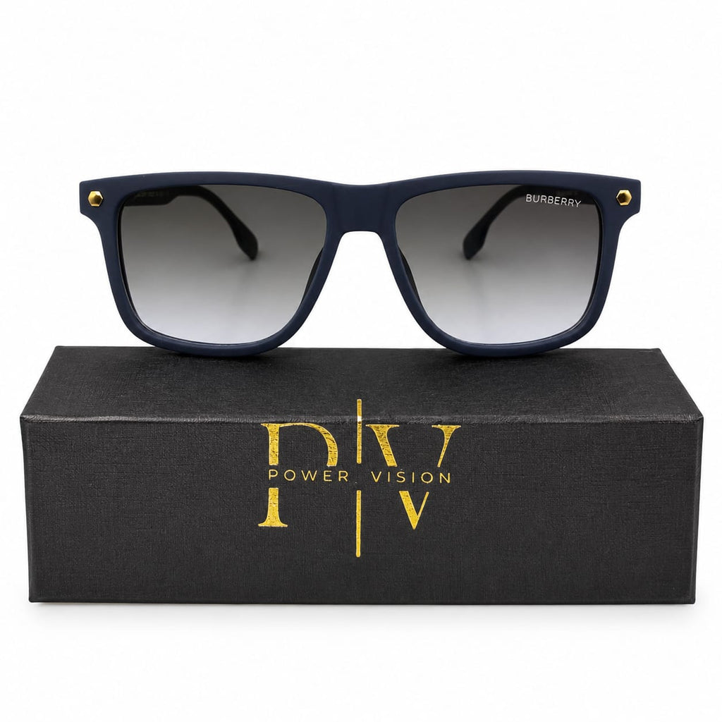 BB 4182 - SUNGLASS - MATTE BLUE - SQUARE - DOUBLE SHADED - LIGHTWEIGHT