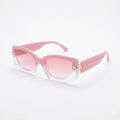 PCF 11049 - SUNGLASS - LADIES - PINK - PINK DOUBLE SHADE - TR - UV