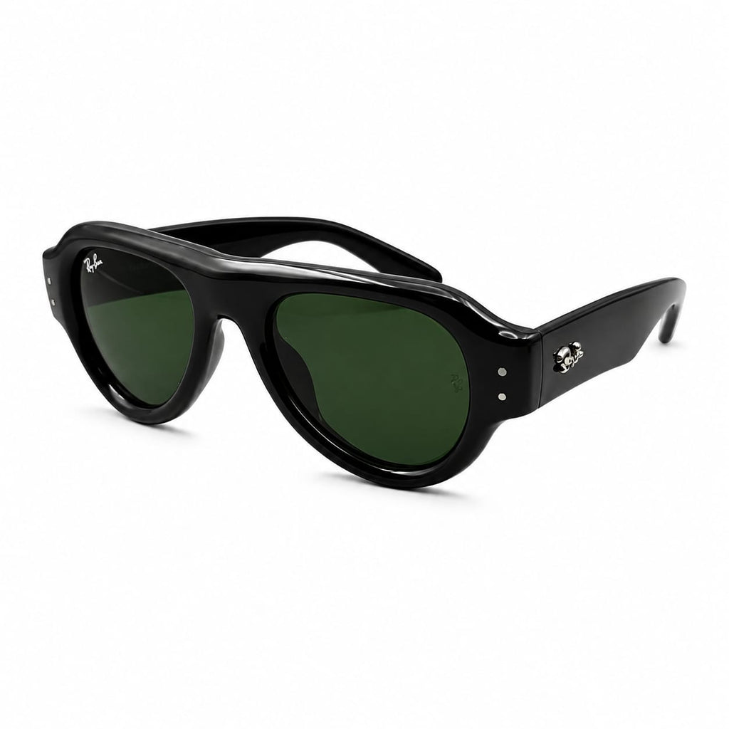 RB - AVIATAR - PUFFER - BOLD - BLACK - GREEN PREMIUM - TRENDY - QUALITY