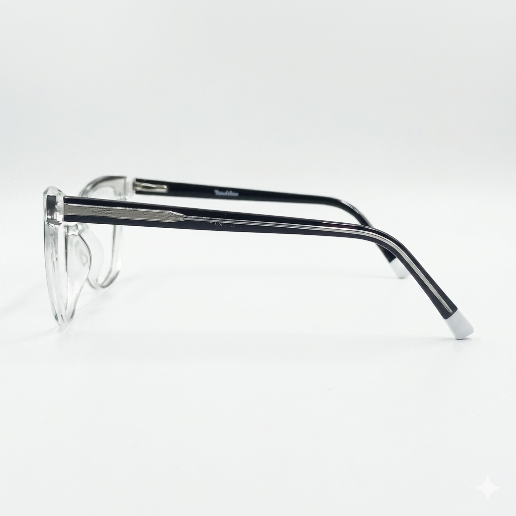 VISION 5712 - CAT EYE - DESIGNER - TRANSPARENT+BLACK - WOMEN