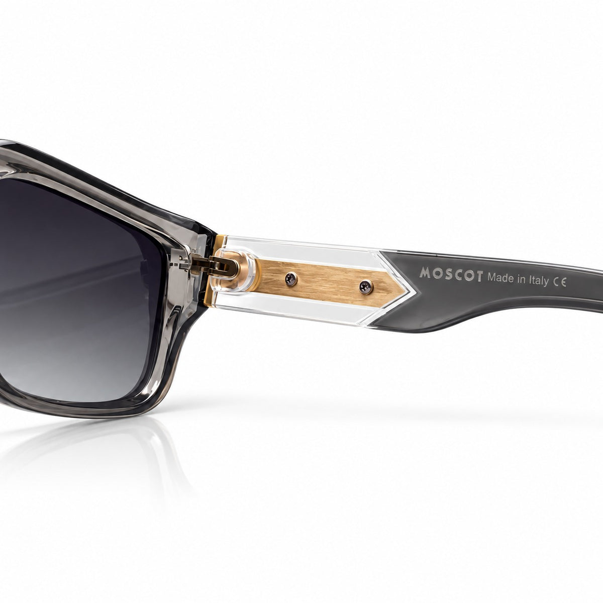 MOSCOT 1605 - BOLD - GREY TRANSPARENT - DOUBLE SHADE - UNISEX