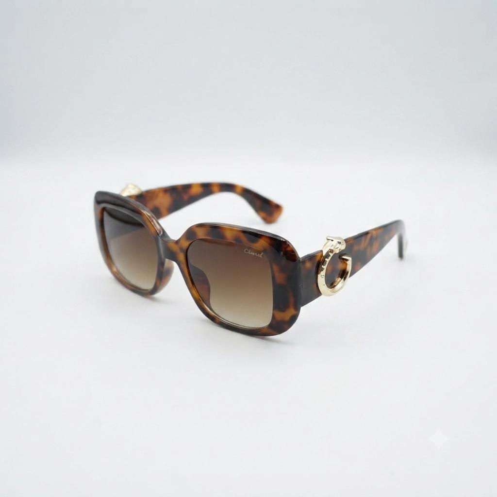 CHOPARD 9242 - OVERSIZE - SQUARE - BOLD - TORTOISE - BROWN GRADIENT - WOMEN
