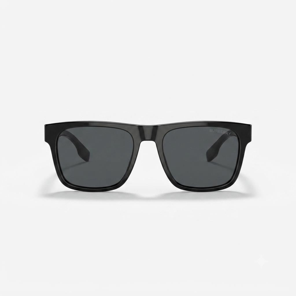 BR 7718 - SUNGLASS - SQUARE - BLACK - POLARISED - STRECHABLE - UNISEX