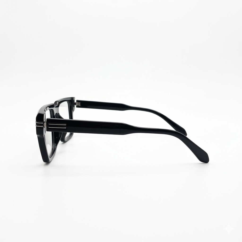SPECS 81034 - CUT SQUARE - ACETATE - BLACK - GENTLEMEN