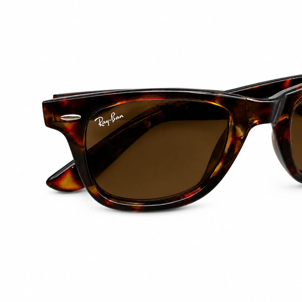 RB 2140 - CLASSIC WAYFARER - ACETATE - TORTOISE - BROWN - DIAMOND HARD GLASS - PREMIUM - UNISEX