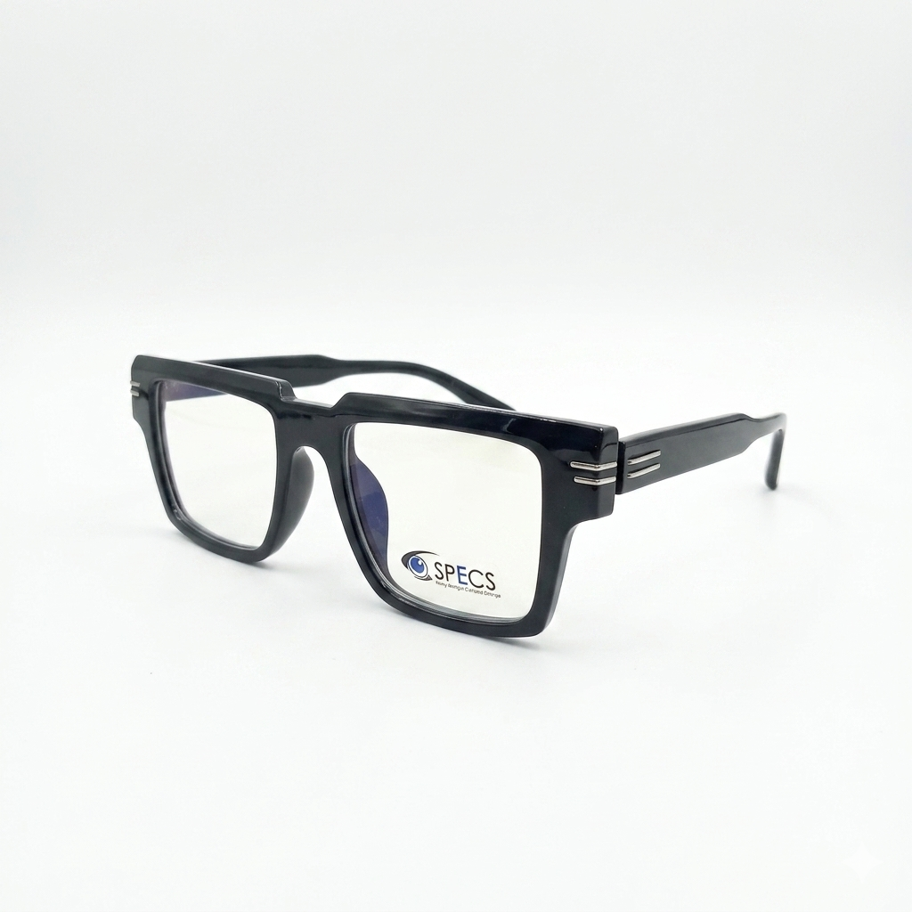 SPECS 81034 - CUT SQUARE - ACETATE - BLACK - GENTLEMEN