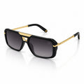 PP 99531 - TREND - NAVIGATOR SQUARE - BLACK - GOLD - GREY DOUBLE SHADE - QUALITY