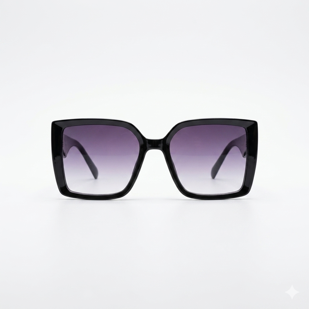 GC 2813 - SHADES - LADIES - SQUARE - BOLD - BLACK - ACETATE