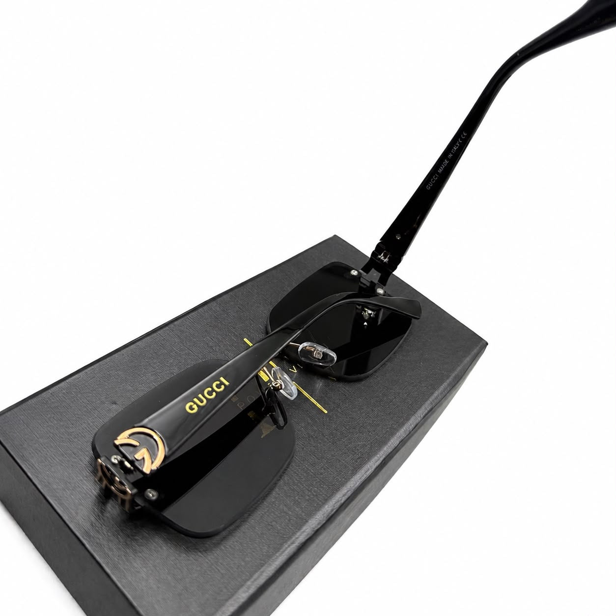 GC 9166 - GORGEOUS - RIMLESS - SOFT SQUARE - GOLDEN BLACK - BLACK GRADIENT - PREMIUM