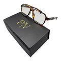 D&G 4498 - GEOMETRIC NAVIGATOR - TORTOISE - CENTRE CRAFTED LOGO - EYEWEAR - MEN