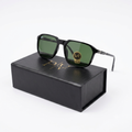 RB 91132 - SUNGLASS - BLACK - PREMIUM GREEN - FIBRE SIDES - PREMIUM QUALITY