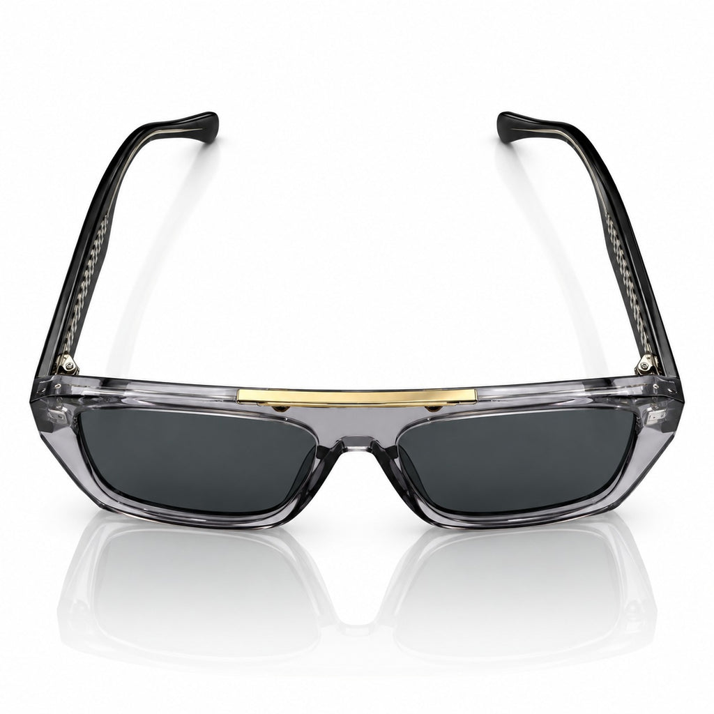 PR 2378 - BOLD - GREY TRANSPARENT - BLACK - STRAIGHT BRIDGE SQUARE - DESIGNER - QUALITY