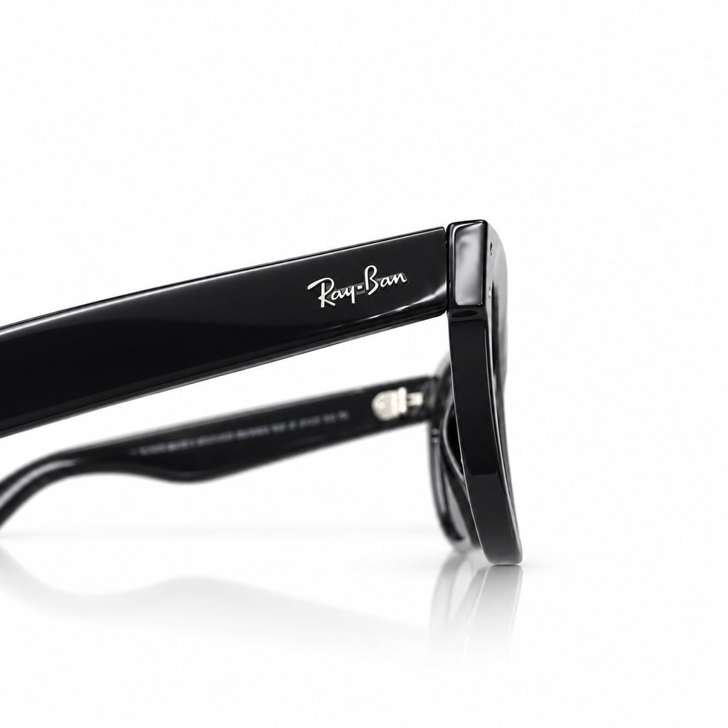 RB R05025 - WAYFARER REVERSE - ACETATE - SQUARE - BLACK - HIGH QUALITY