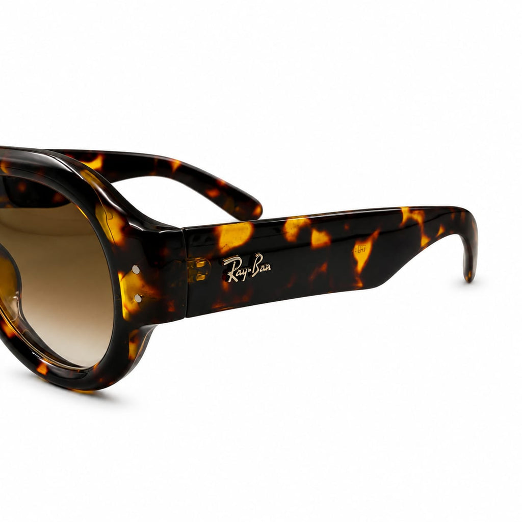 RB - AVIATAR - PUFFER - TORTOISE - BROWN GRADIENT - DIAMOND HARD - ACETATE - BOLD - PREMIUM