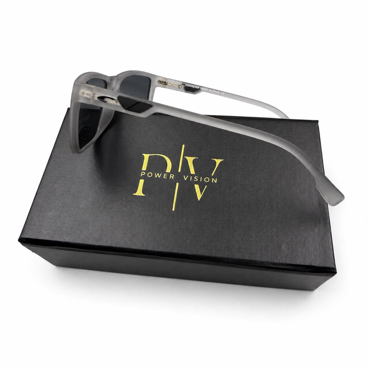 CAR 1002 - SUNGLASS - MATTE GREY - BLACK - POLARISED - PREMIUM - MEN
