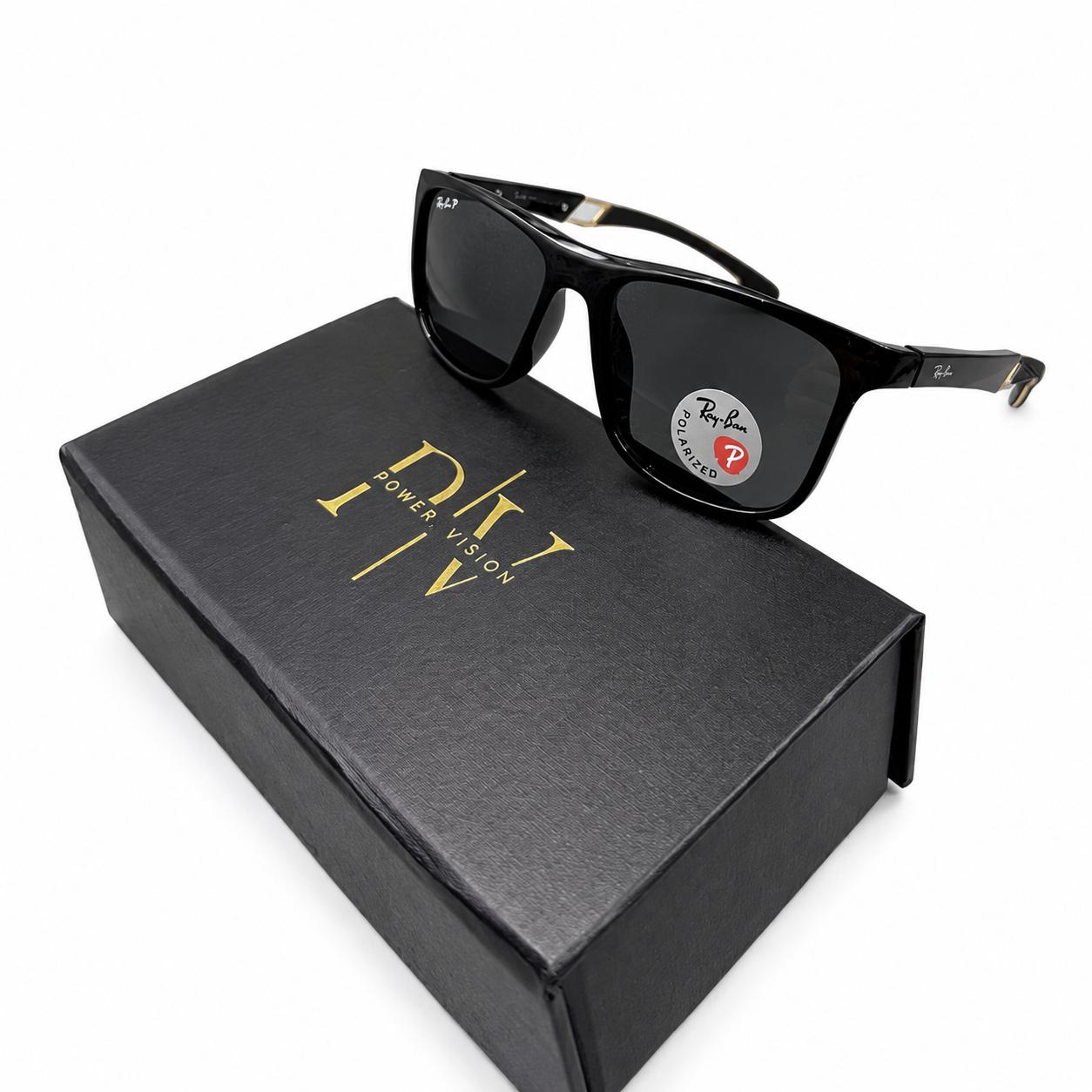 RB 600 - COMFORT ZONE - SQUARE - POLARISED - BLACK - TEXTURED GRIP - BRANDING SPRING SIDES - PREMIUM