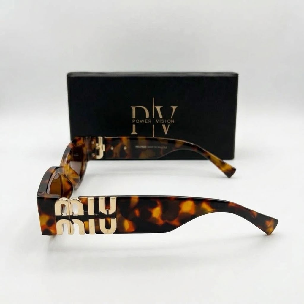 MIU MIU 6152 - BOLD - TRENDY - OVAL CATEYE - TORTOISE - BROWN - WOMEN