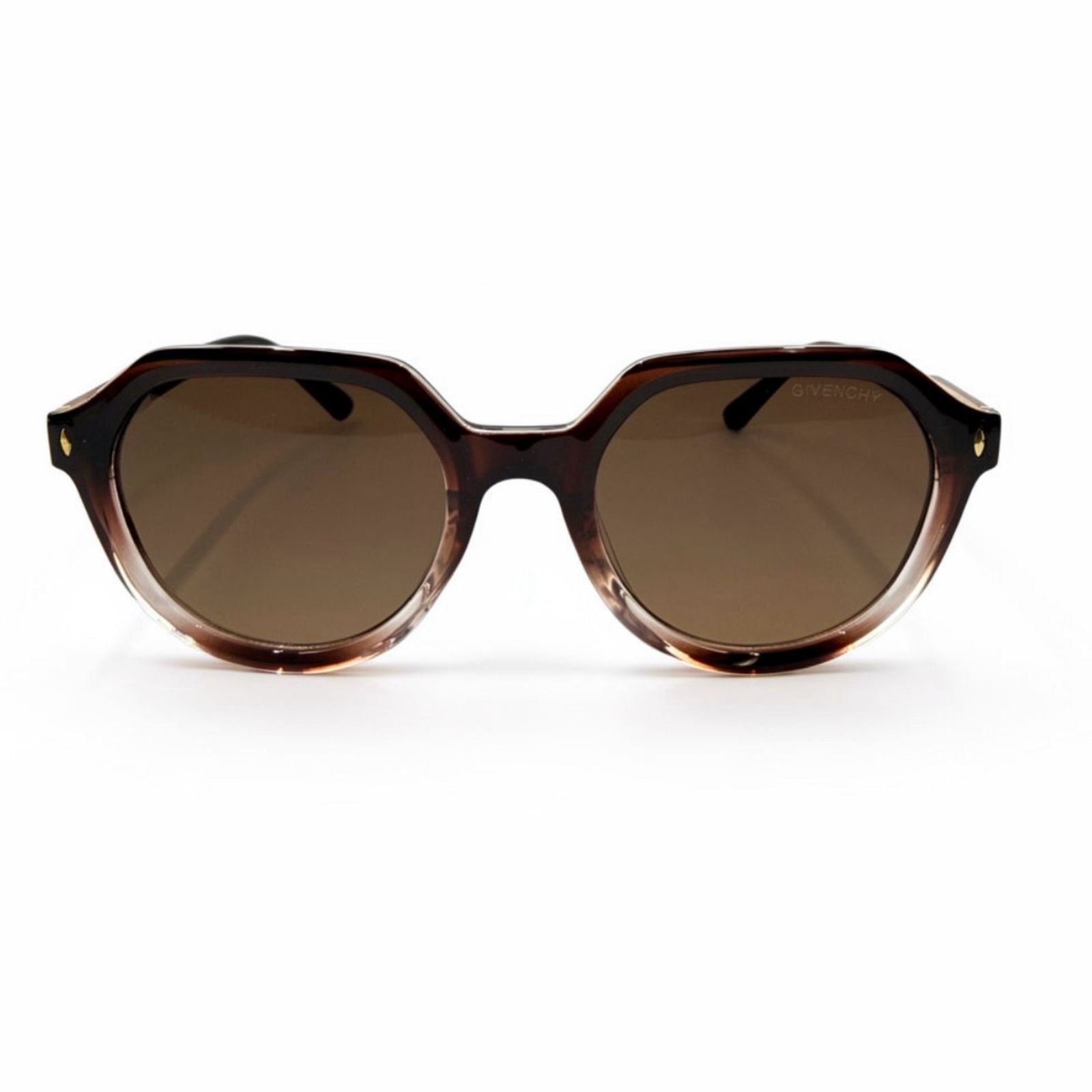 GV 99164A - LADIES - SHADY - BROWN MARBLE - POLARISED - CUT ROUND - PREMIUM