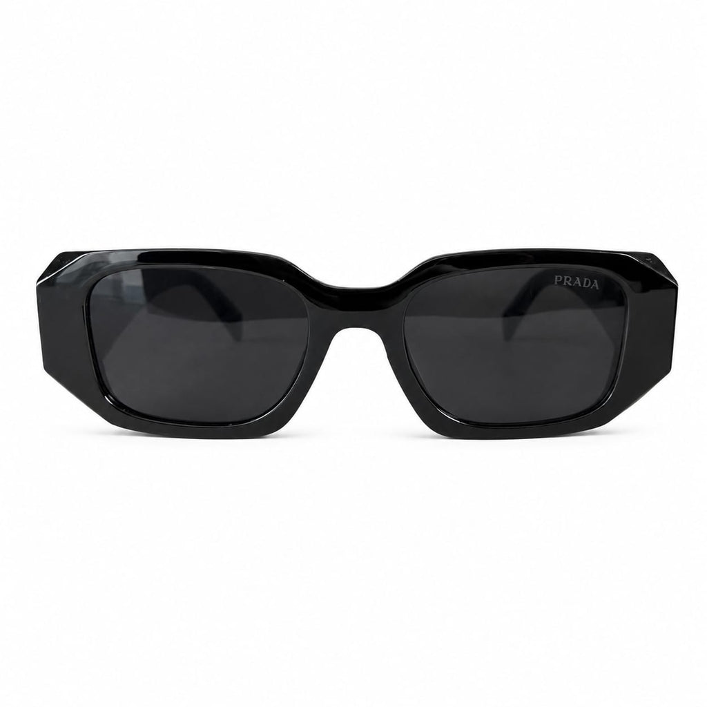 PRADA MILANO - BOLD - BLACK - GEOMETRIC RECTANGULAR - PREMIUM