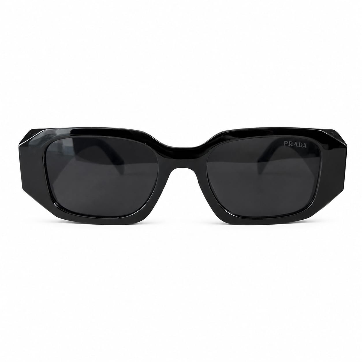 PRADA MILANO - BOLD - BLACK - GEOMETRIC RECTANGULAR - PREMIUM