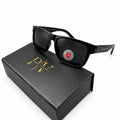TH 2429 - SOPHISTICATED - SOFT SQUARE - GLOSSY BLACK - POLARISED - BRANDING ACETATE SIDES - PREMIUM