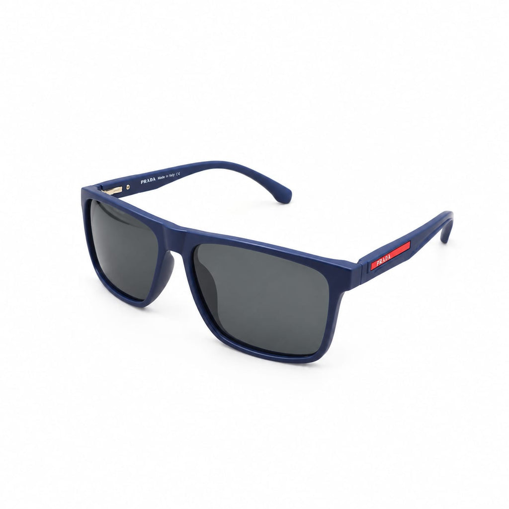 PR 23038 - DAILYWEAR - MATTE BLUE - POLARISED - SQUARE - SPRING HINGES - LIGHTWEIGHT