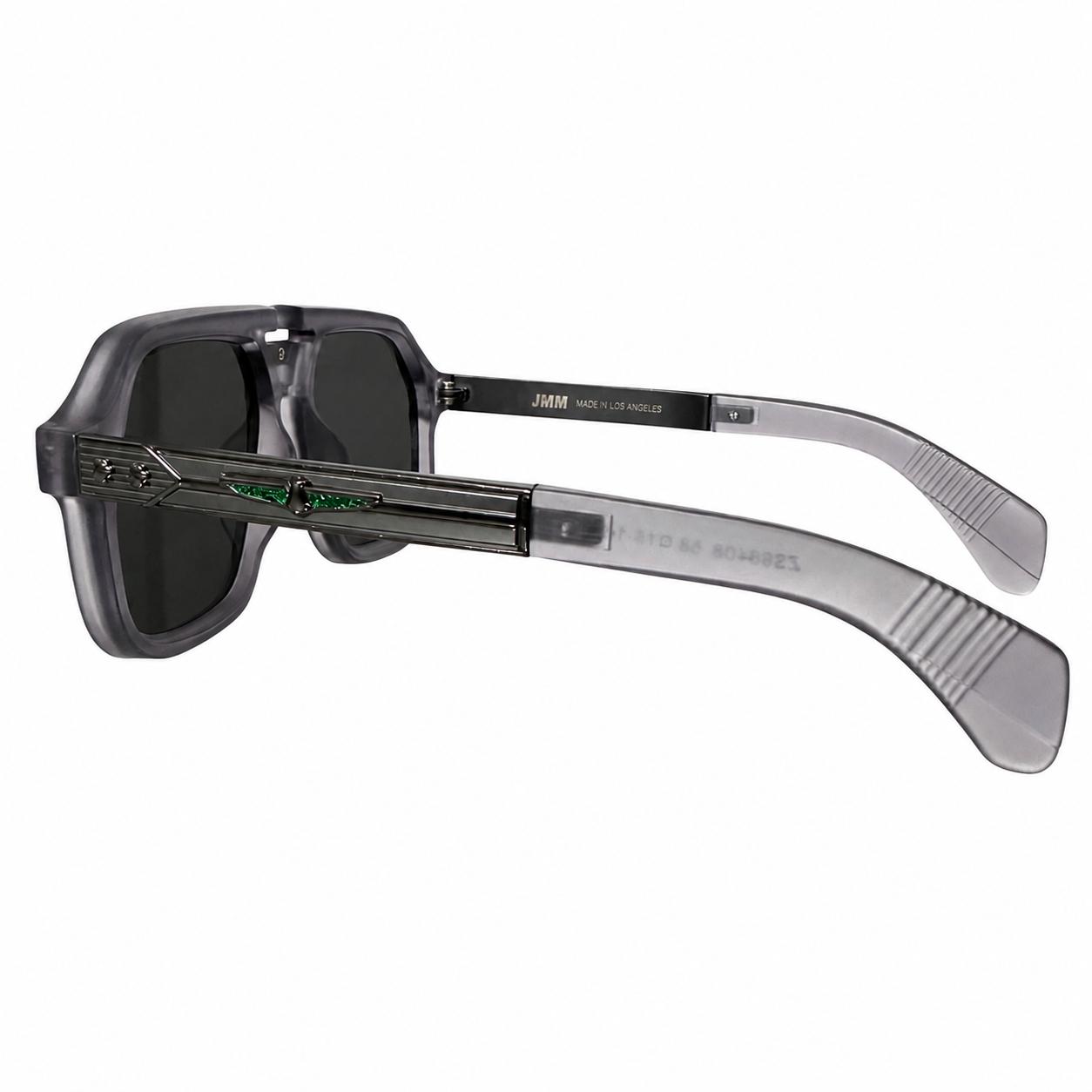 DITA 98408 - PREMIUM - OVERSIZED GEOMETRIC SQUARE - MATTE GREY - GUN METALLIC - MEN - ACETATE